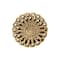 LaMode® 1 1/2 Gold Flower Button